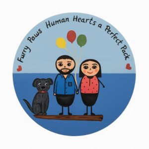 Furry Paws & Human Hearts Decorative Plaque