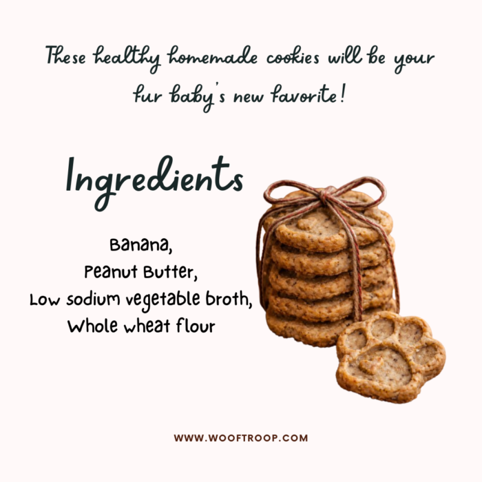 Ingredients of Banana Peanut Butter Dog Cookie Banana-Peanut Butter Cookies