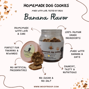 WoofTroop Banana Cookies
