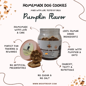WoofTroop Pumpkin Cookies