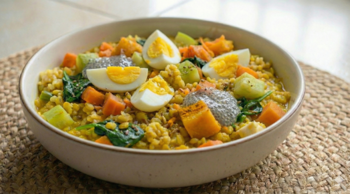 Egg & Veggie Comfort Meal